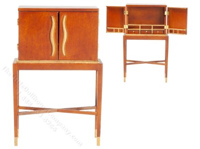 (image for) Miniature Art Deco Dry Bar - Walnut