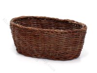 (image for) Miniature Large Woven Basket for Dollhouses