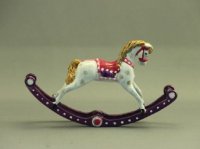 (image for) Dollhouse Miniature Rocking Horse