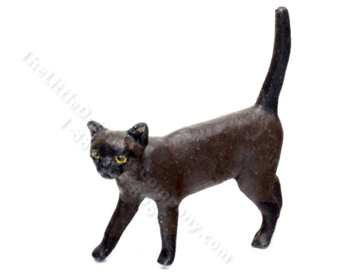 (image for) Dollhouse Miniature Black Cat
