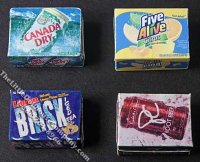 (image for) Miniature Canned Soda Pop Box for Dollhouses (1/pk)