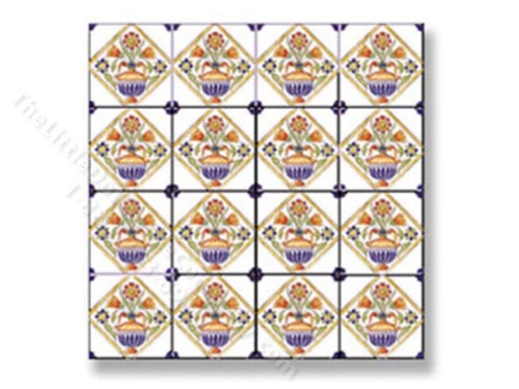 (image for) Dollhouse Scale Model Picture Mosaic Tile