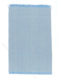 (image for) Miniature Blue Chevron Rug for Dollhouses