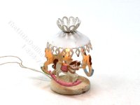 (image for) Miniature Rocking Horse Carousel Table Lamp for Dollhouses