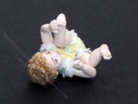 (image for) Miniature Porcelain Baby - Yellow