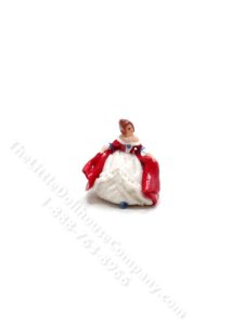 (image for) Miniature Handmade Lady in Red Figurine