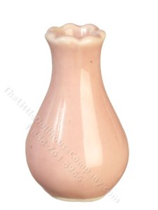 (image for) Miniature Pink Bud Vase for Dollhouses
