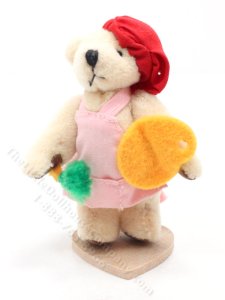 (image for) Miniature Artist Teddy Bear for Dollhouses
