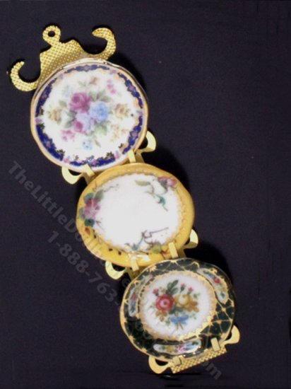 (image for) Miniature Metal Rack with Assorted Plates