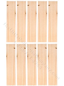 (image for) Miniature Economy Spare Shutters for Dollhouses (5 pairs)