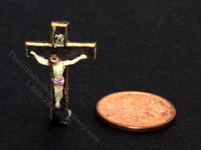 (image for) Miniature Crucifix for Dollhouses