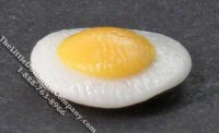 (image for) Miniature Single Fried Egg for Dollhouses