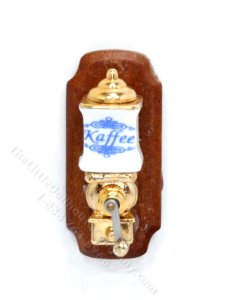 (image for) Dollhouse Scale Model Porcelain Coffee Grinder