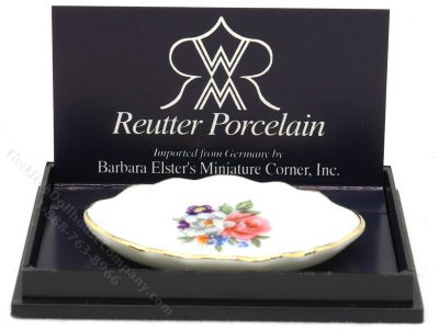 (image for) Miniature Dresdner Rose Pattern Tray