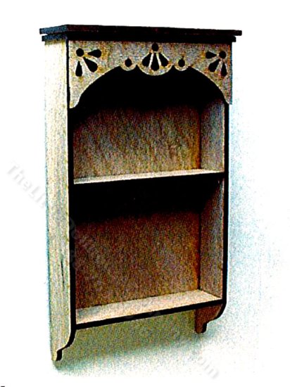 Miniature Eyelet Wall Shelf Kit for Dollhouses [MJD 2397] | The Little ...