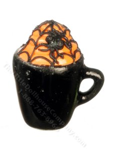 (image for) Miniature Halloween Cupcake Mug for Dollhouses