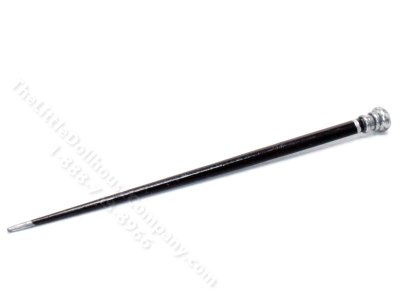 (image for) Miniature Sterling Silver Topped Gentleman's Cane