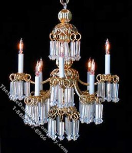 (image for) Dollhouse Scale Model Minuet Chandelier
