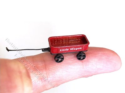 (image for) 1:48 Scale Miniature Vintage Childs Wagon Kit