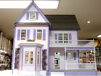 (image for) Assembled Victoria's Farmhouse in Pastel Hues