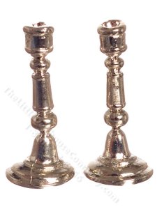 (image for) Miniature Pair of Silver Candlesticks