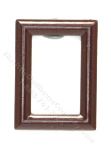 (image for) Miniature Small Plain Brown Rectangular Frame