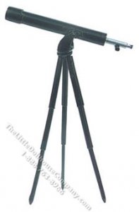 (image for) Miniature Telescope with Tripod, Black for Dollhouses