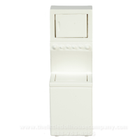 (image for) Miniature Top Load White Washer/Dryer Combo for Dollhouses