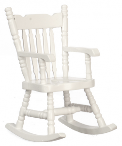 (image for) Colonial Boston Rockering Chair White