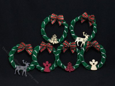 (image for) Miniature Christmas Wreath for Dollhouses (1pc)