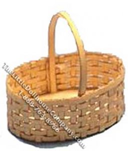 (image for) Miniature Oval Basket Kit for Dollhouses