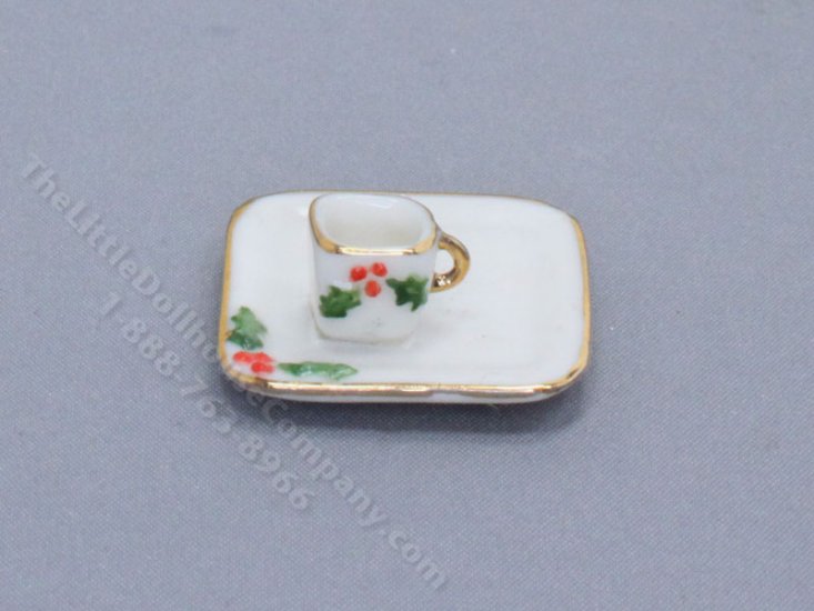 (image for) Vintage Miniature Plate and Cup Set