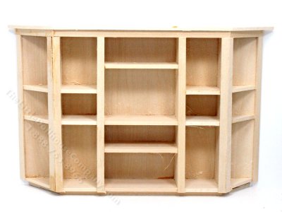 (image for) Miniature Unfinished Entertainment Centre for Dollhouses