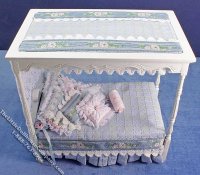 (image for) Miniature 4 Poster Bed w/Pillows by Serena Johnson