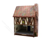 (image for) 1:48" Scale 2 Storey Vintage Tudor Dollhouse