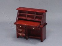 (image for) 1/2" Scale Escritoire Desk for Dollhouses