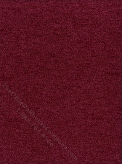 (image for) Miniature Reversible Cranberry/Grey Rug by PRD Miniatures