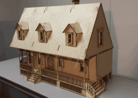 (image for) Half Scale Alisha Country Laser Cut Dollhouse Kit
