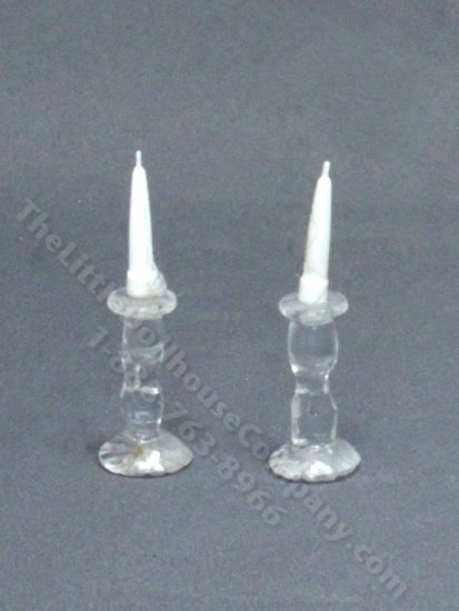 (image for) Miniature Irish Crystal Candlesticks