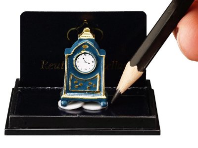 (image for) miniature Blue Fireplace Clock
