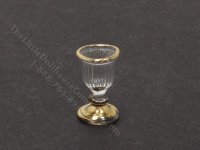 (image for) Miniature Gold Rimmed Glass by Gerd Felka