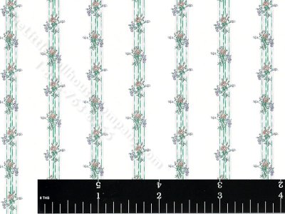 (image for) Reflections Miniature Wallpaper for Dollhouses - White/Peach
