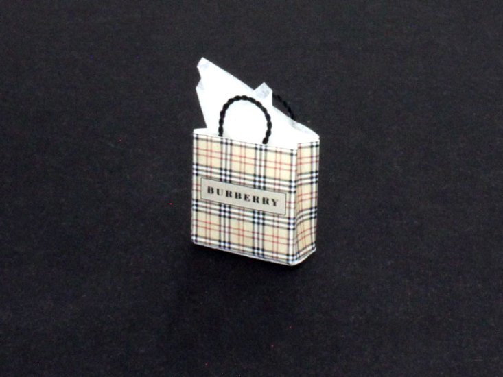 (image for) Miniature Small Burberry Shopping Bag