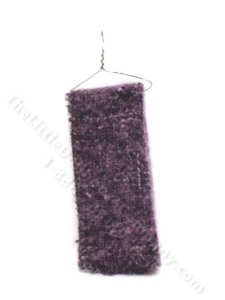 (image for) Miniature Purple Wool Blanket for Dollhouses