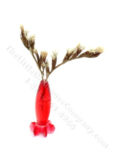 (image for) Miniature Vase of Dried Flowers for Dollhouses