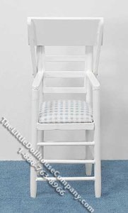 (image for) Miniature Three Piece White Nursery Set for Dollhouses