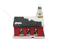 (image for) 1:48 Scale Christmas Church Dollhouse