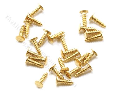 (image for) Brass Mini Nails for Dollhouse 1/12 Scale Models, 1/8", 100/pkg.