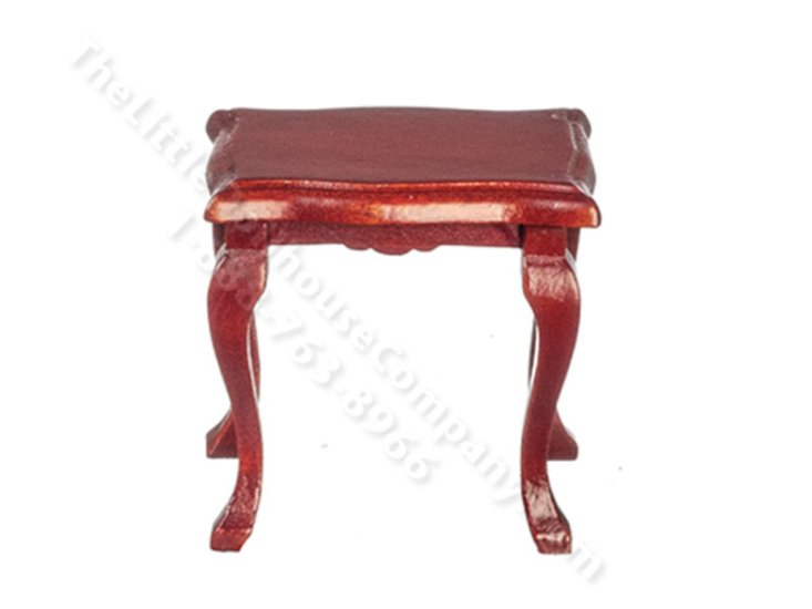 (image for) Miniature Victorian Mahogany Lamp Table for Dollhouses