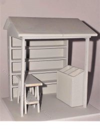 (image for) 1:48 Scale Miniature Market Stall Kit